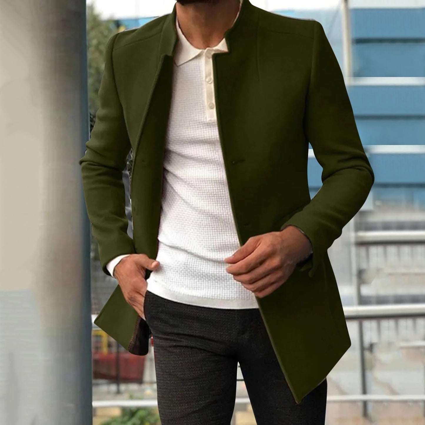 Hadrik | Maßgeschneiderter Midi-Mantel mit Stil