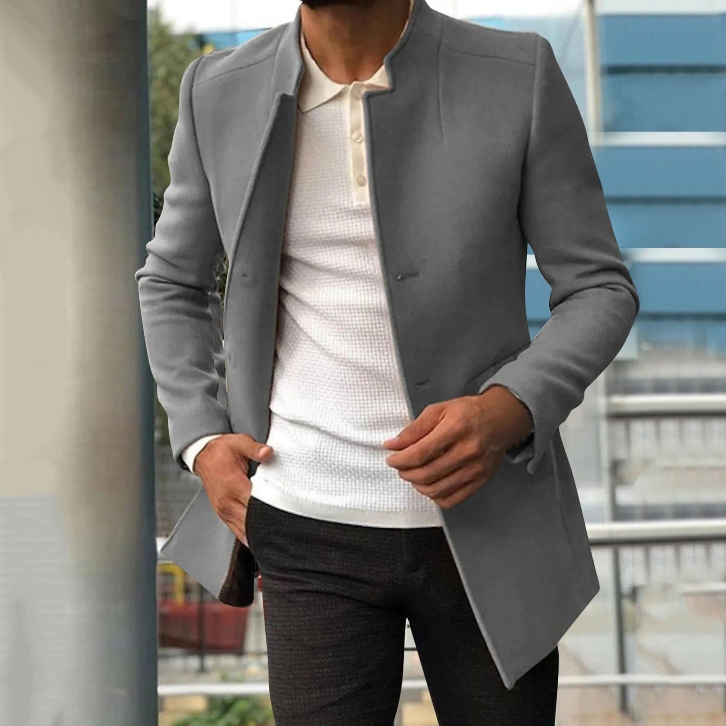 Hadrik | Maßgeschneiderter Midi-Mantel mit Stil