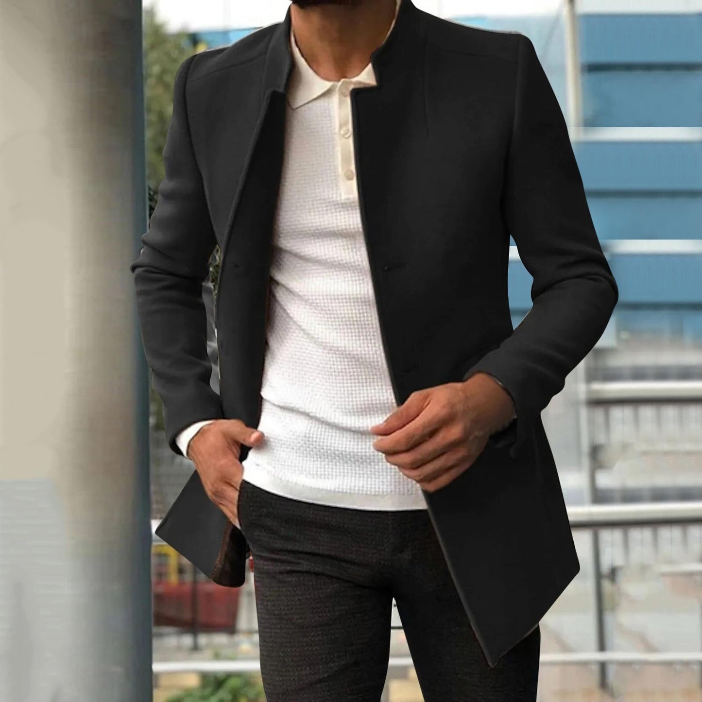 Hadrik | Maßgeschneiderter Midi-Mantel mit Stil