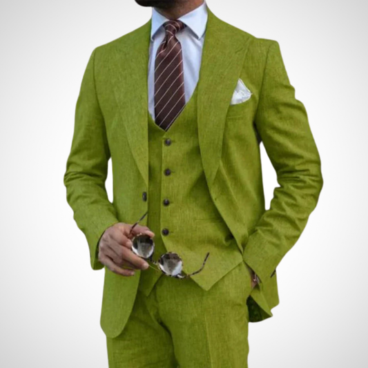 Hassan | Herren Dreiteiliger Anzug | Business